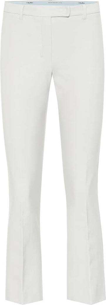 Max Mara Umanita stretch-cotton twill pants