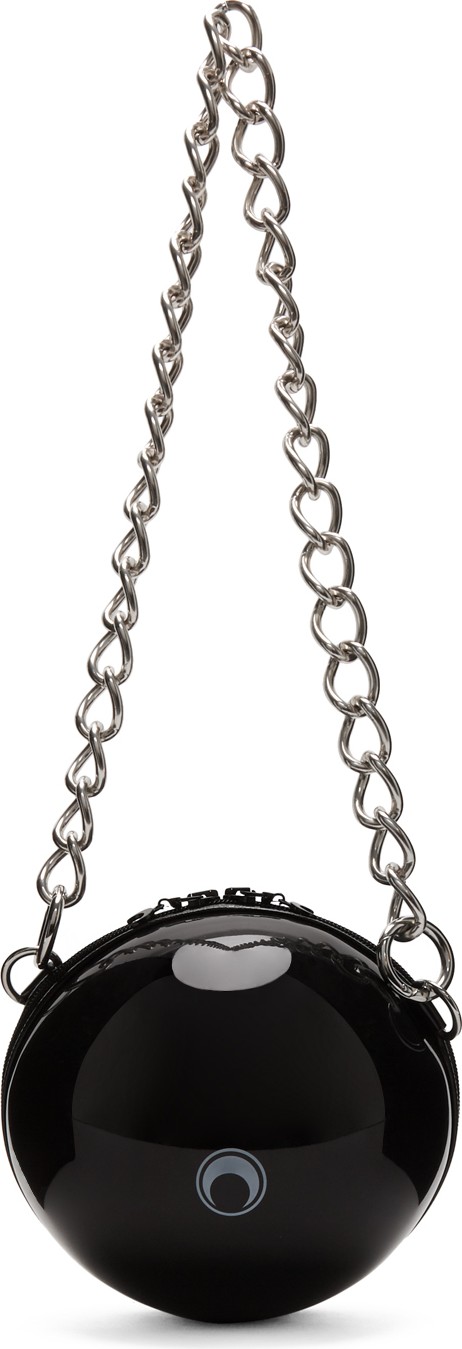 Marine Serre Black Big Ball Bag