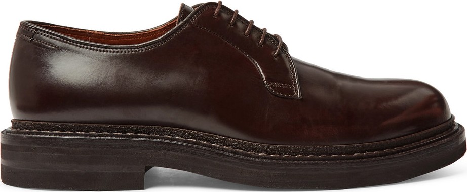 Brunello Cucinelli Leather Derby Shoes