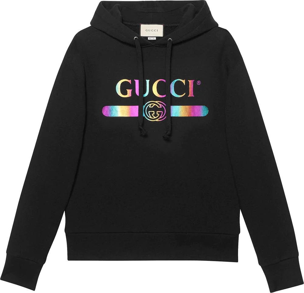 Gucci Holographic Logo Hoodie