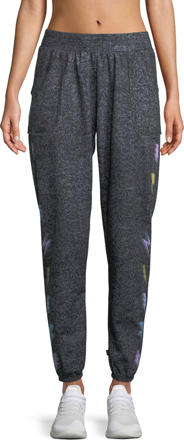 Terez Printed Heather Jogger Pants
