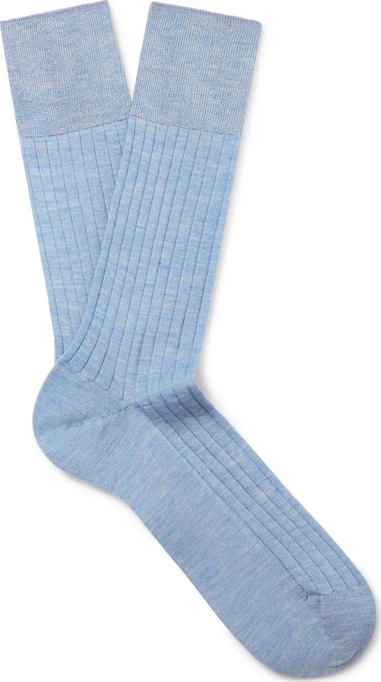 Falke No. 2 Mélange Cashmere-Blend Socks