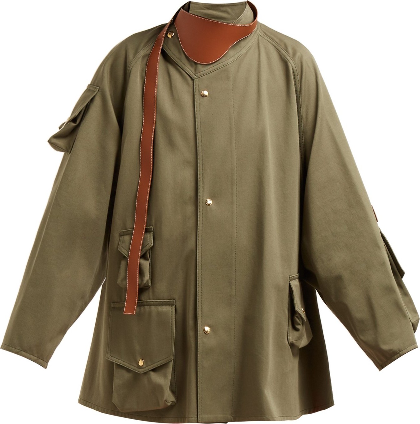 LOEWE Military cotton-twill jacket