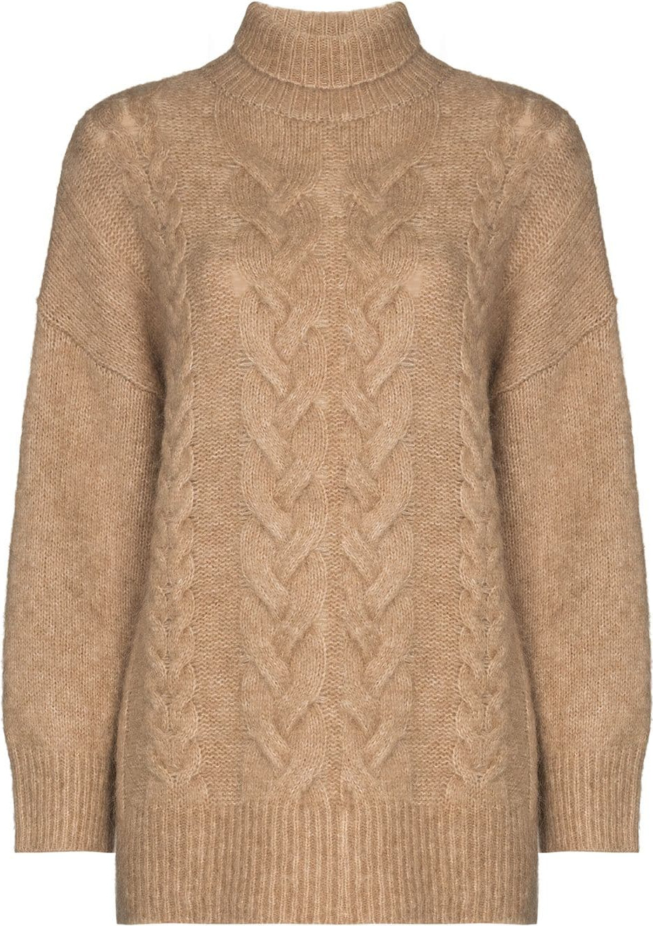LVIR - Roll-neck cable-knit jumper