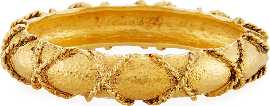 Jose & Maria Barrera Rope-Wrapped Bangle Bracelet