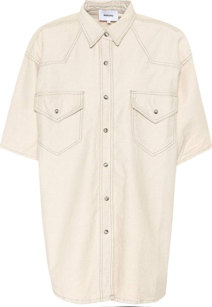 Nanushka Cotton short-sleeved shirt
