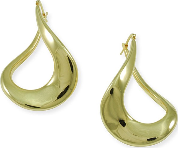 Alberto Milani Millennia 18k Gold Electroform Oblong Earrings