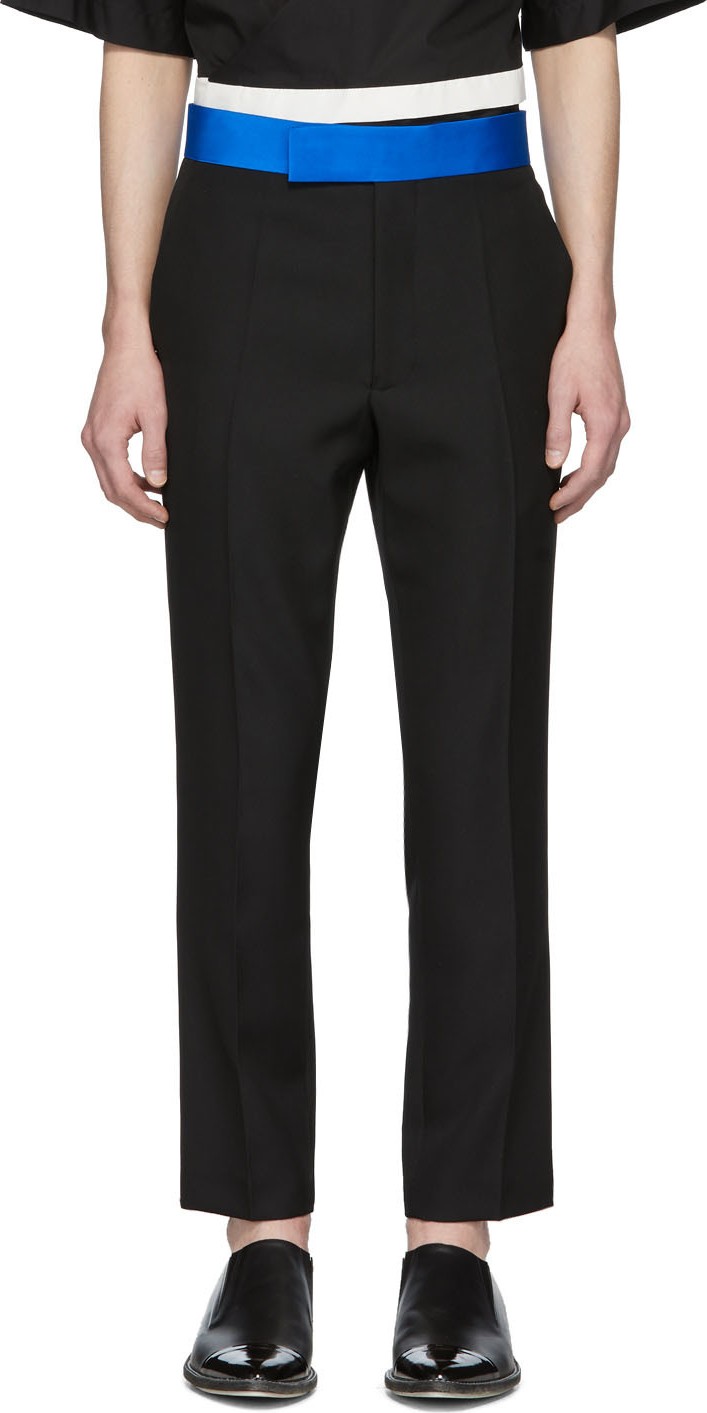 Haider Ackermann Black Skinny Classic Trousers