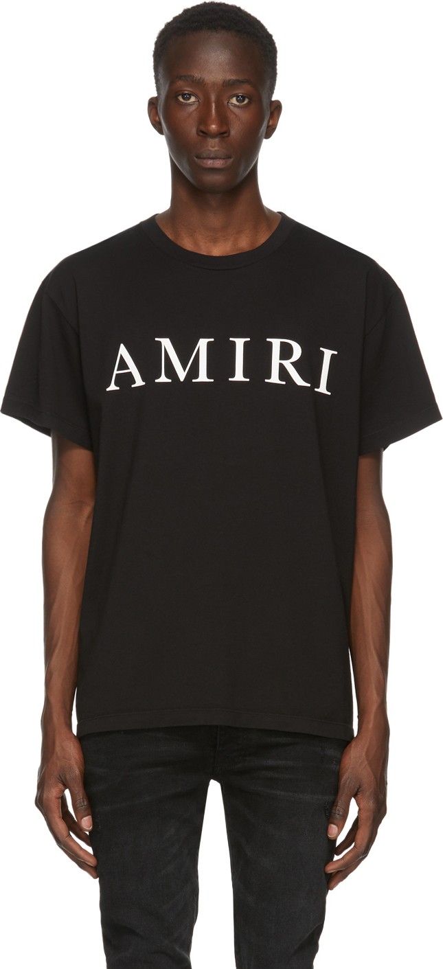 Amiri Black Large Logo T-Shirt