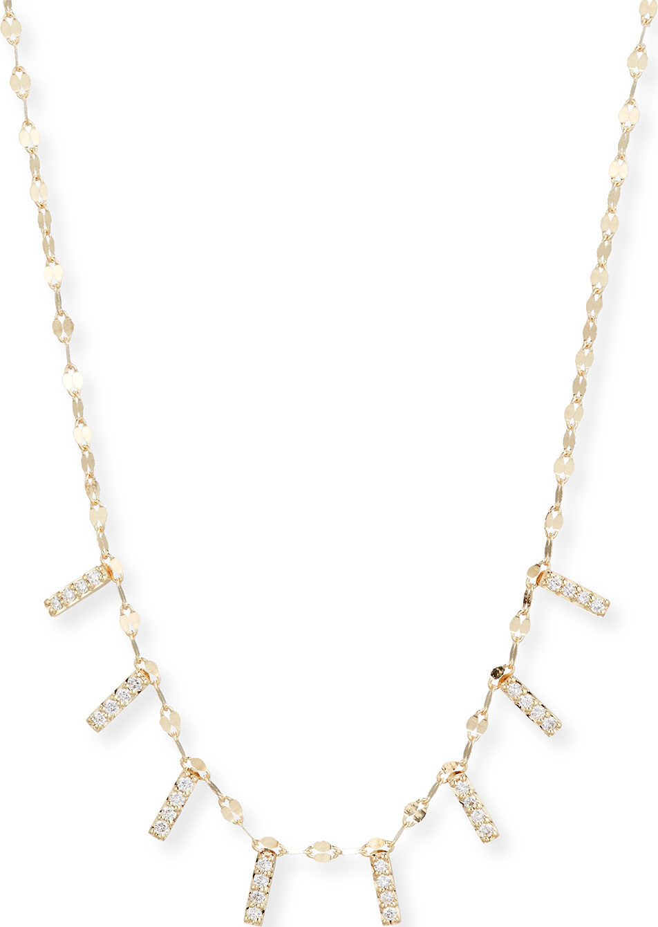 Lana Flawless Mini Diamond Bar Necklace