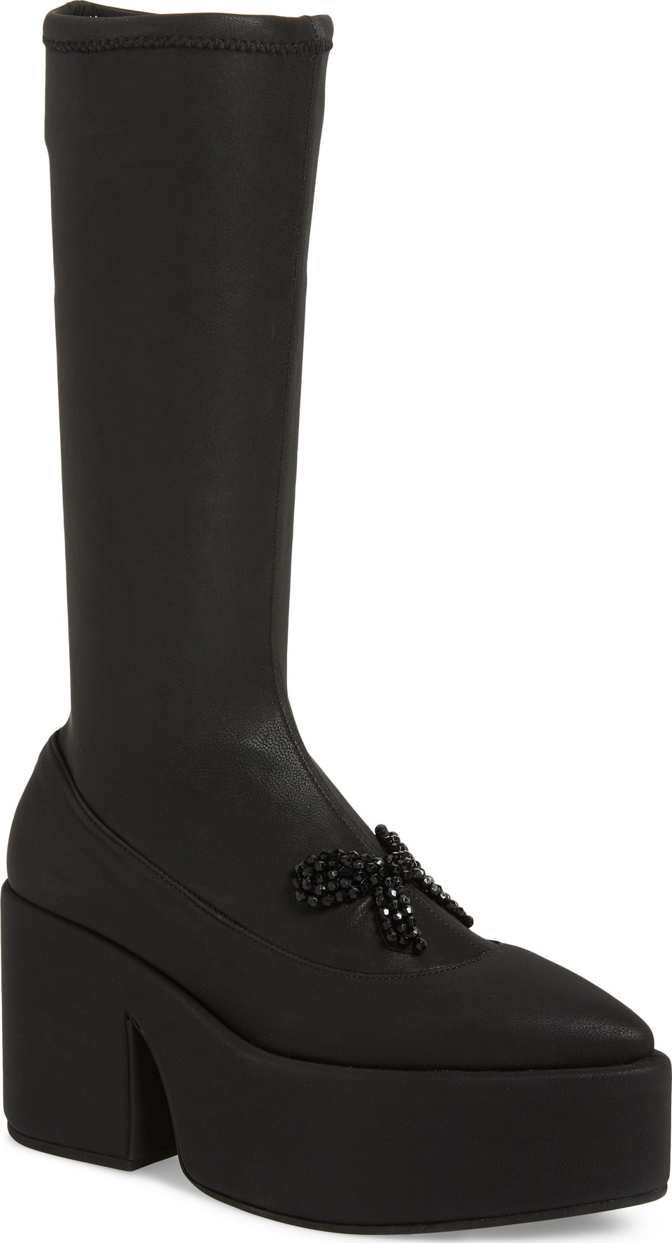 Simone Rocha Beaded Bow Platform Boot