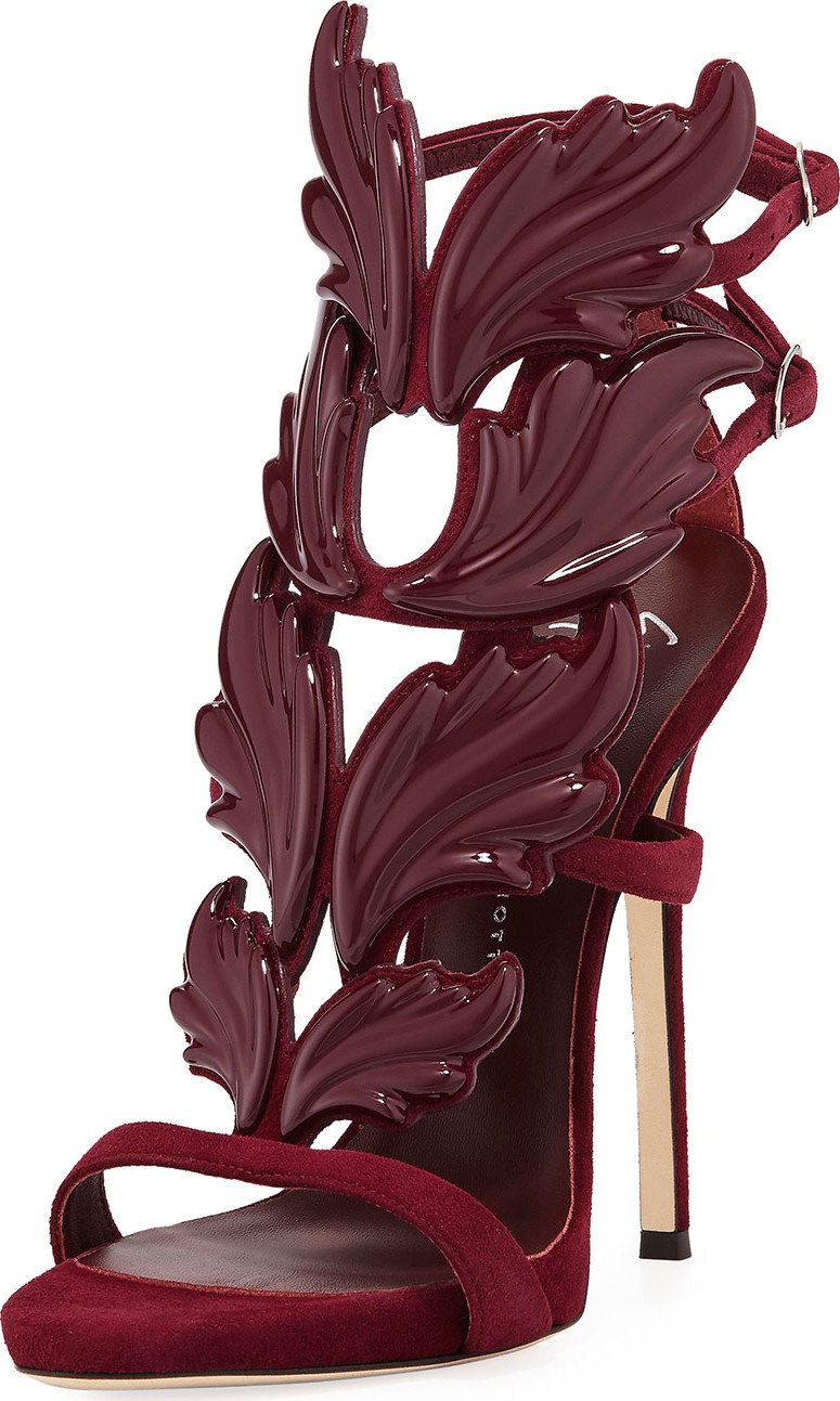 Giuseppe Zanotti Coline Wings Suede Sandals
