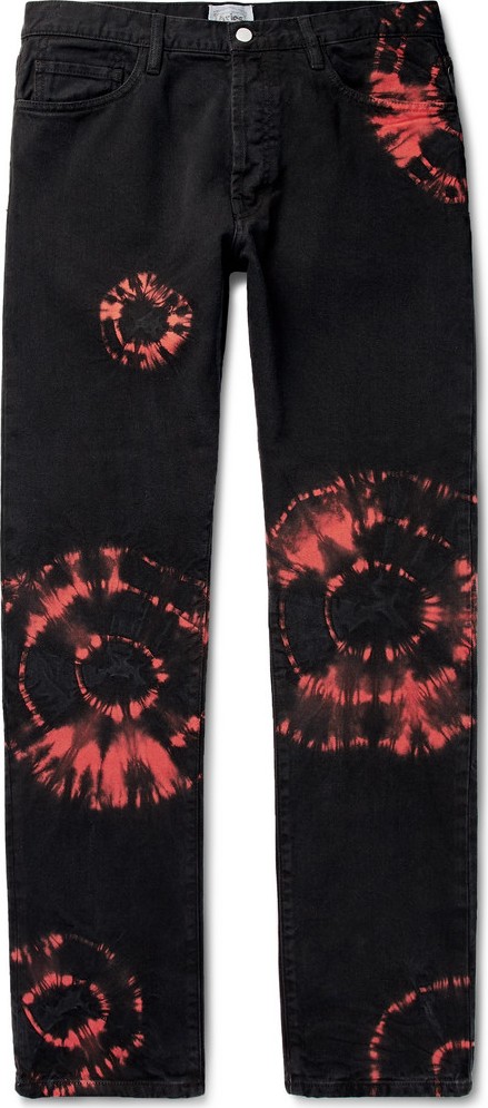 Aries Slim-Fit Tie-Dyed Denim Jeans