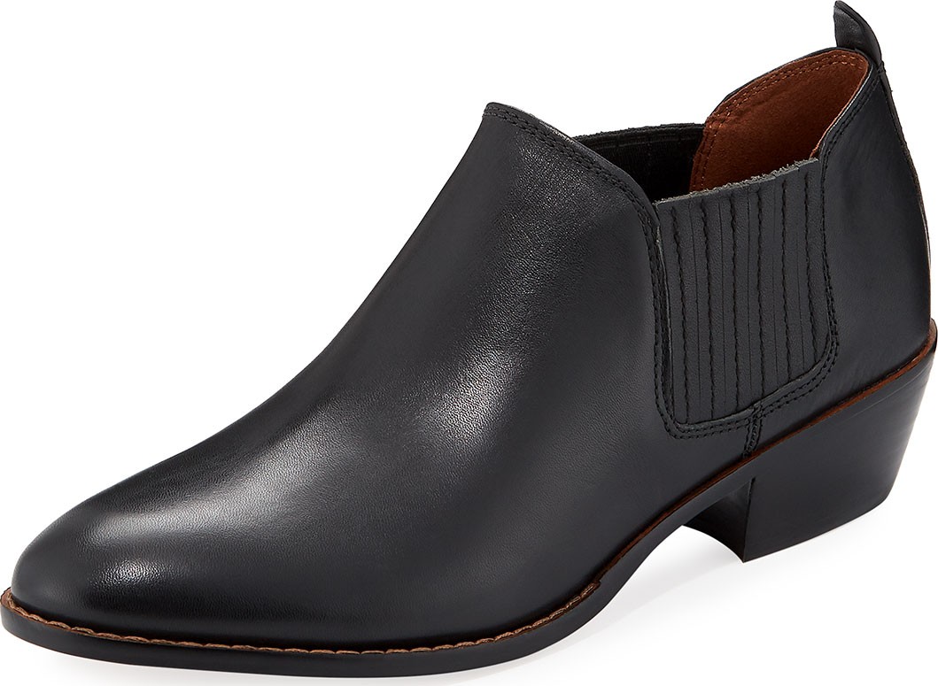 COACH Devin Leather Ankle Booties