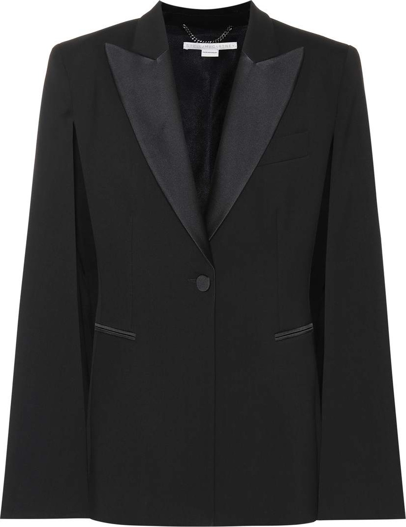 Stella McCartney Wool cape blazer