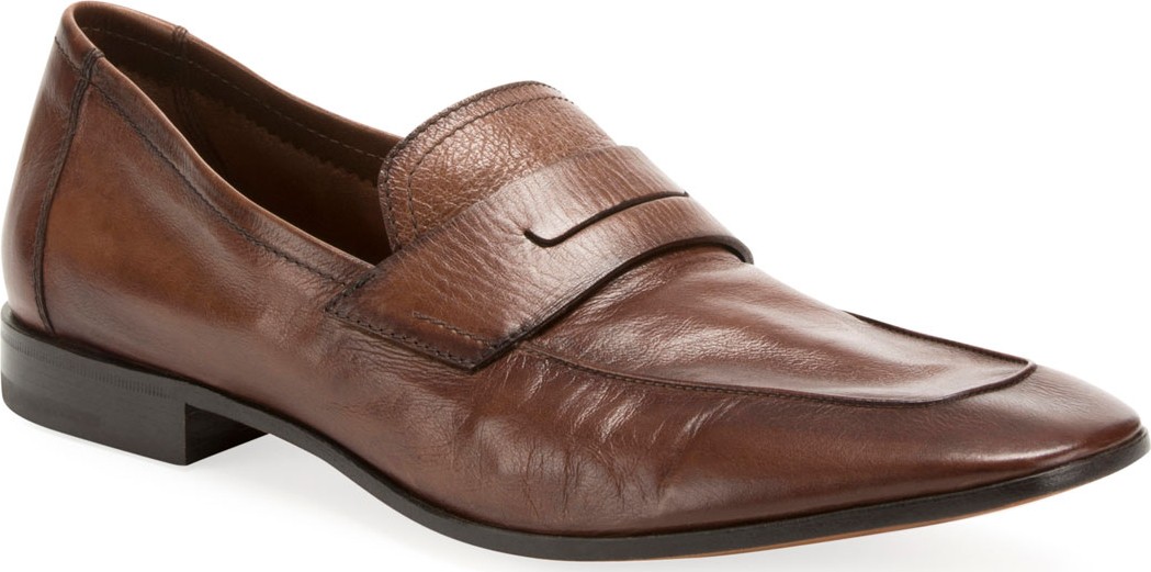 Berluti Men's Incrociato Leather Loafers