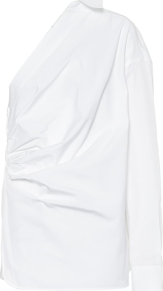 Max Mara Jack cotton off-shoulder shirt