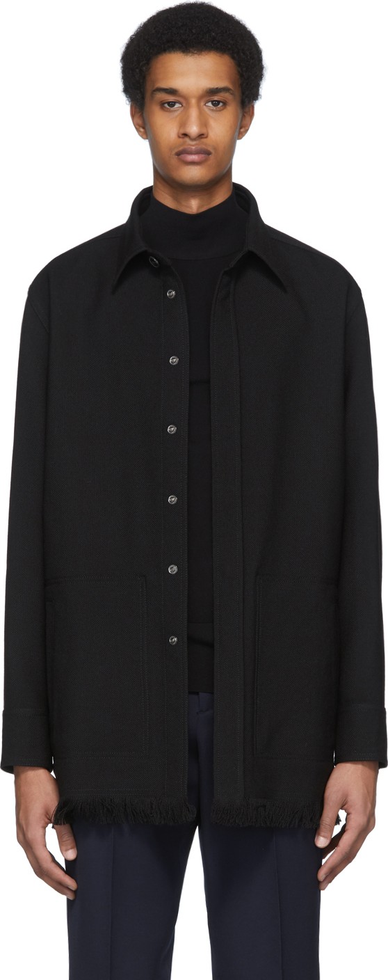 Valentino Black Virgin Wool Jacket Valentino Black Virgin Wool Jacket