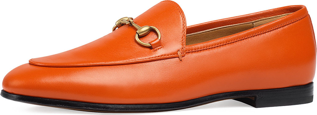 Gucci Flat Leather Loafer