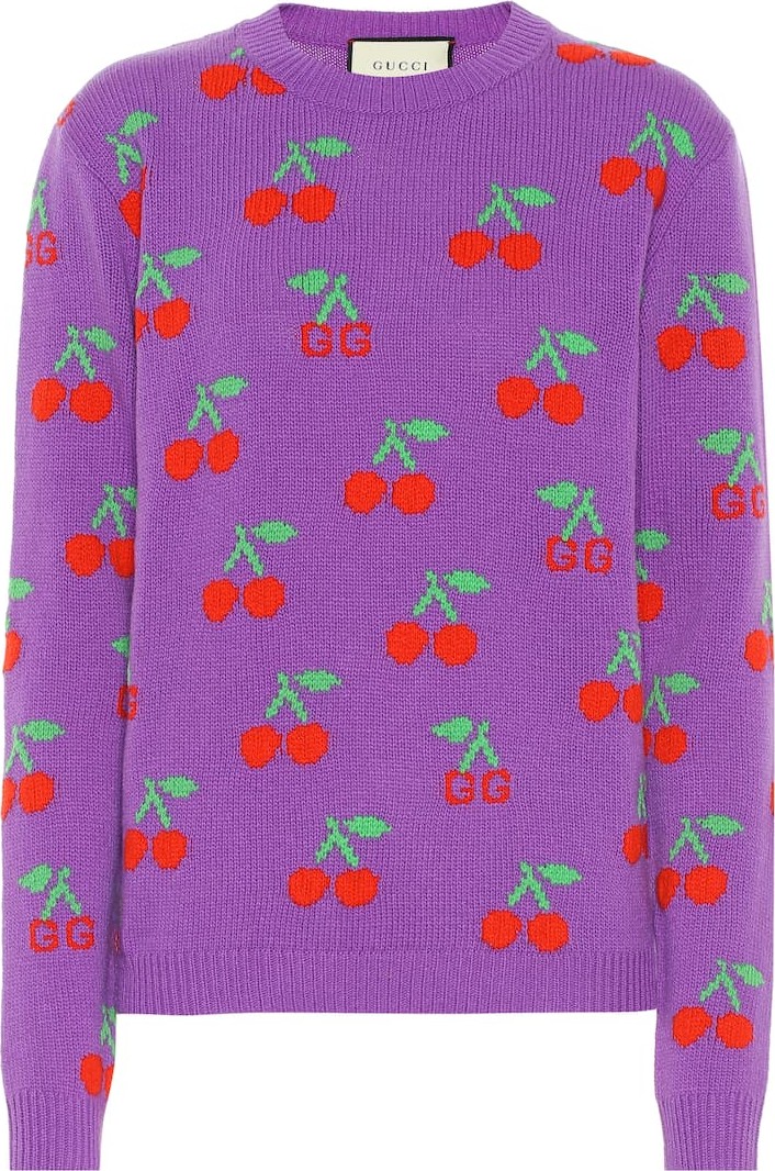 Gucci Jacquard wool sweater