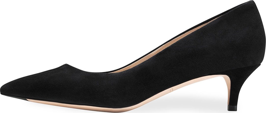 Cole Haan Vesta Grand Suede Point-Toe Pumps