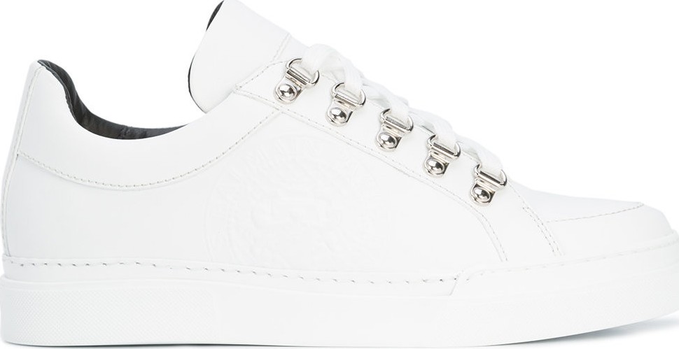Balmain embossed low-top sneakers