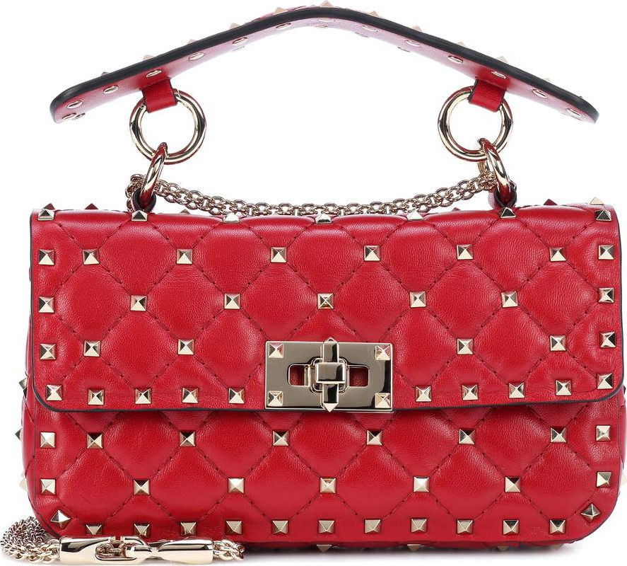 Valentino Valentino Garavani Rockstud Spike leather shoulder bag