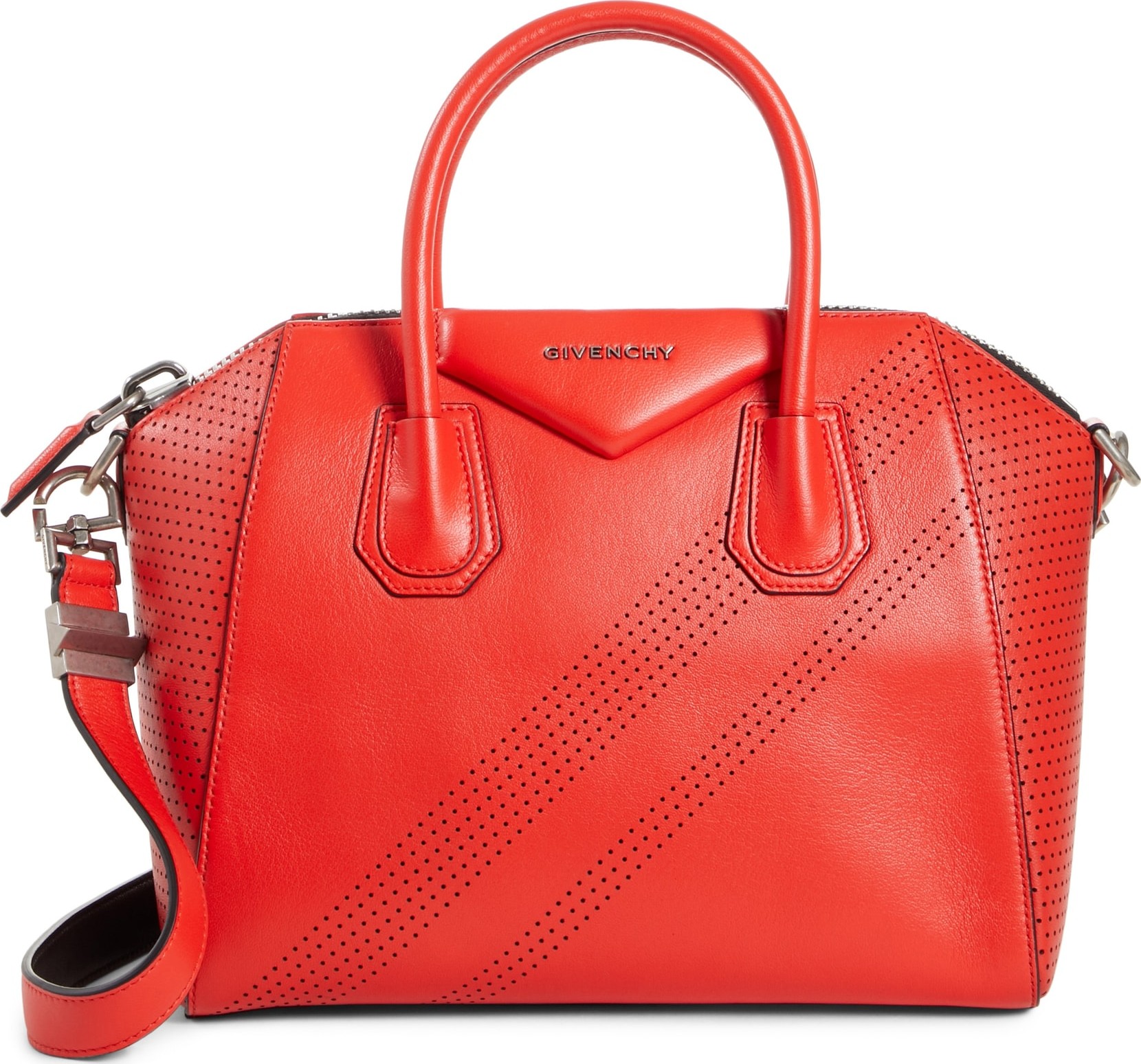 Givenchy Small Antigona Perforated Satchel
