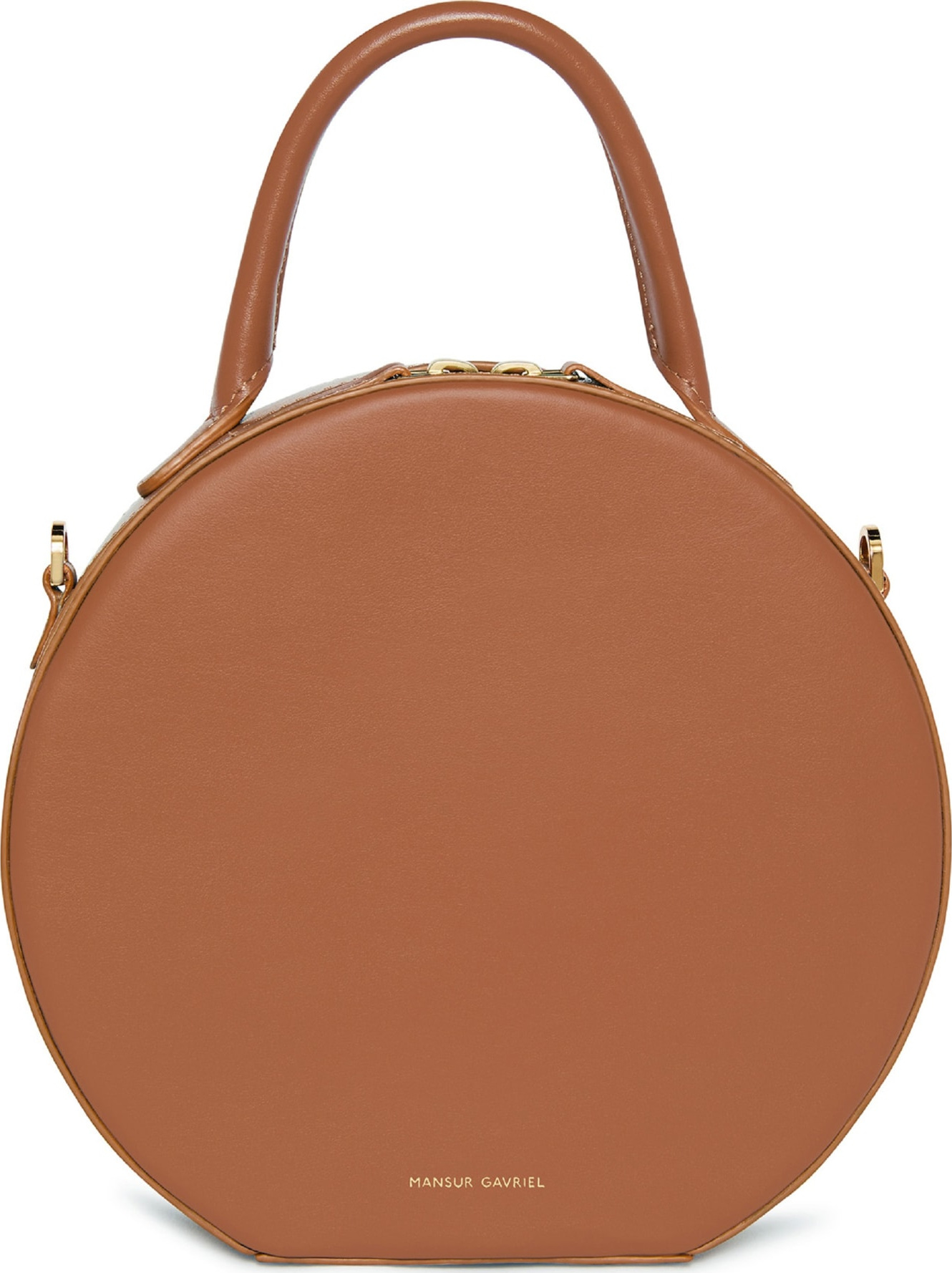 Mansur Gavriel Leather Circle Crossbody Bag