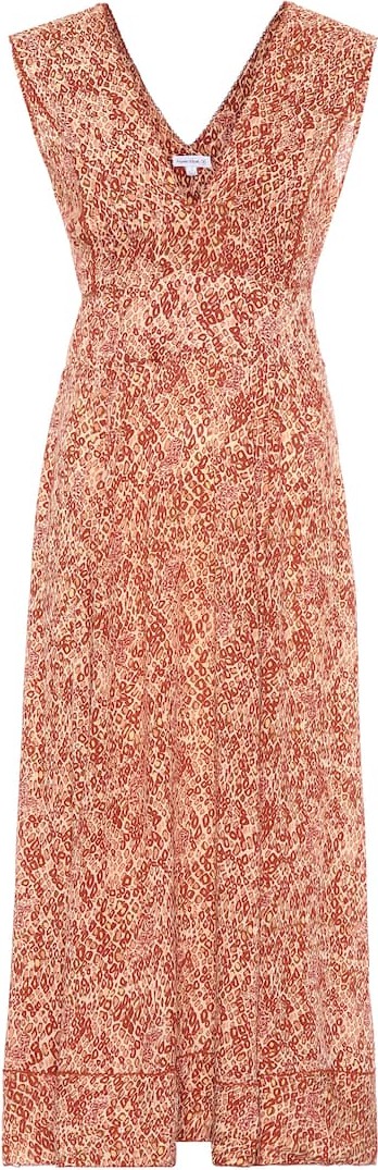 Poupette St Barth Daisy printed midi dress
