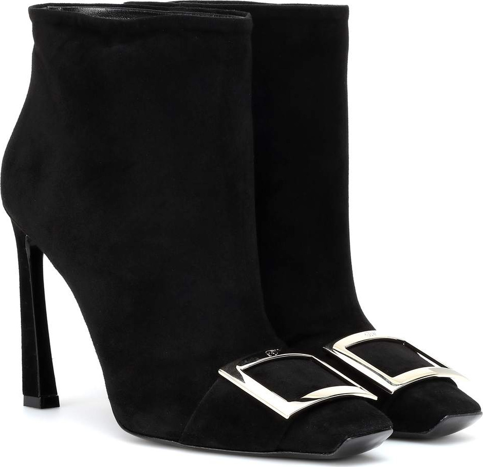 Roger Vivier Trompette suede ankle boots