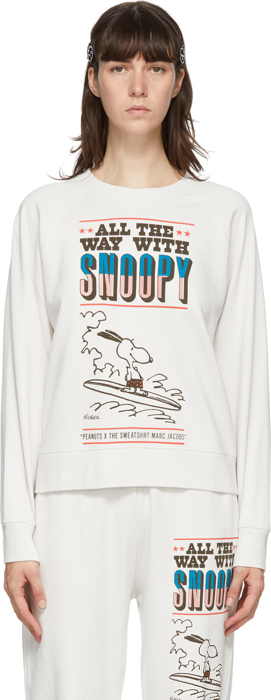MARC JACOBS - Off-White Peanuts Edition French Terry Sweatshirt