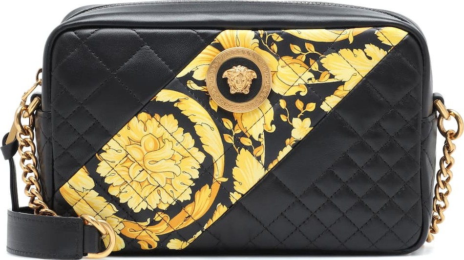 Versace Icon Camera leather shoulder bag