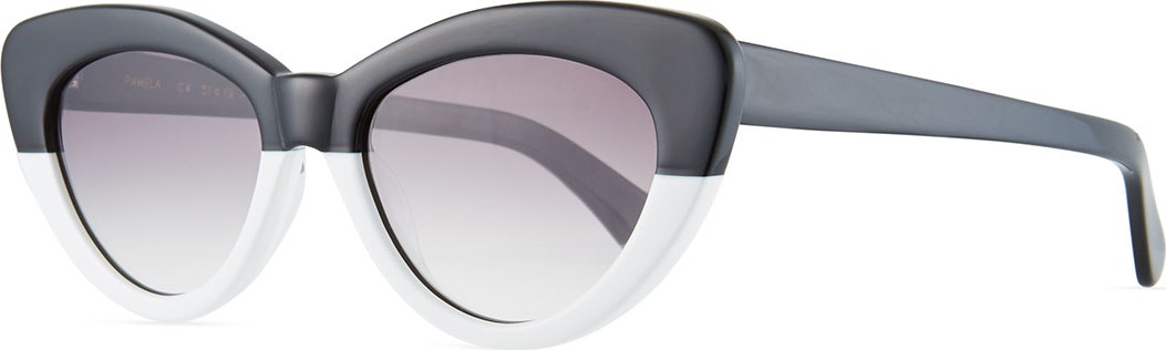 Illesteva Pamela Two-Tone Cat-Eye Sunglasses