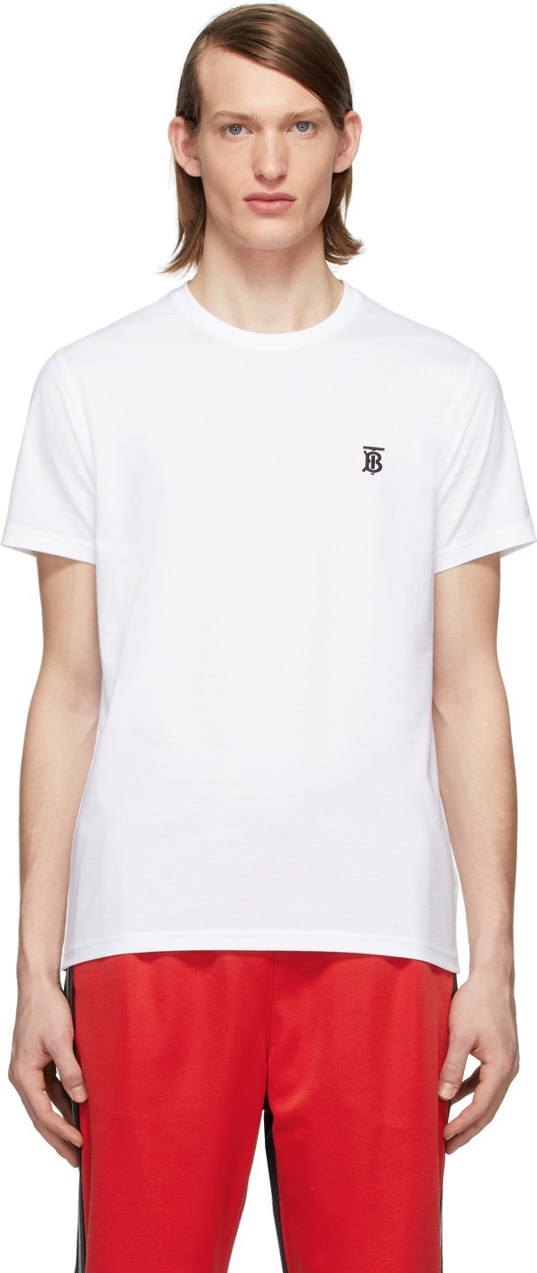 Burberry London England White Parker T-Shirt