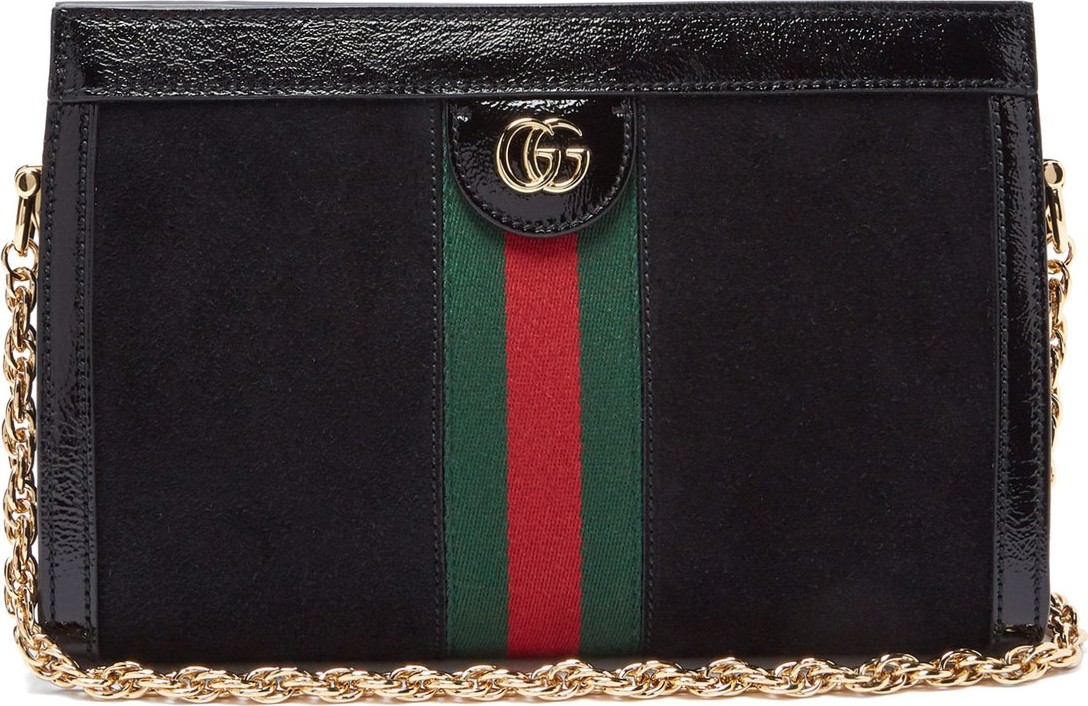 Gucci Ophidia suede small shoulder bag