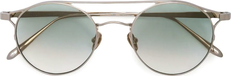 Linda Farrow round aviator sunglasses