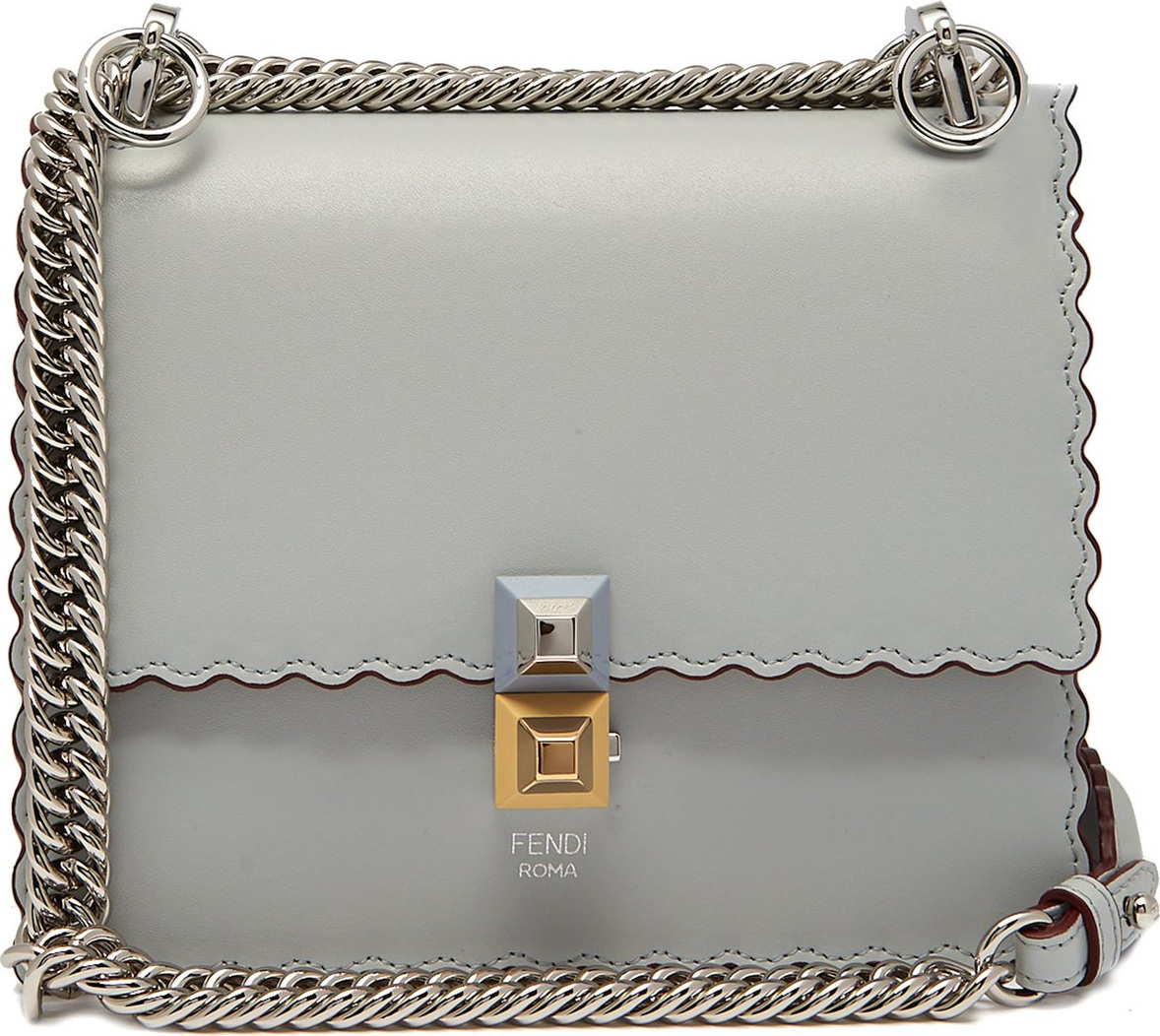 Fendi Kan I small leather cross-body bag