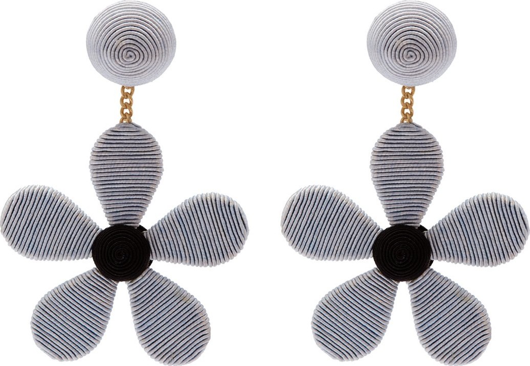 Rebecca de Ravenel Daisy cord earrings