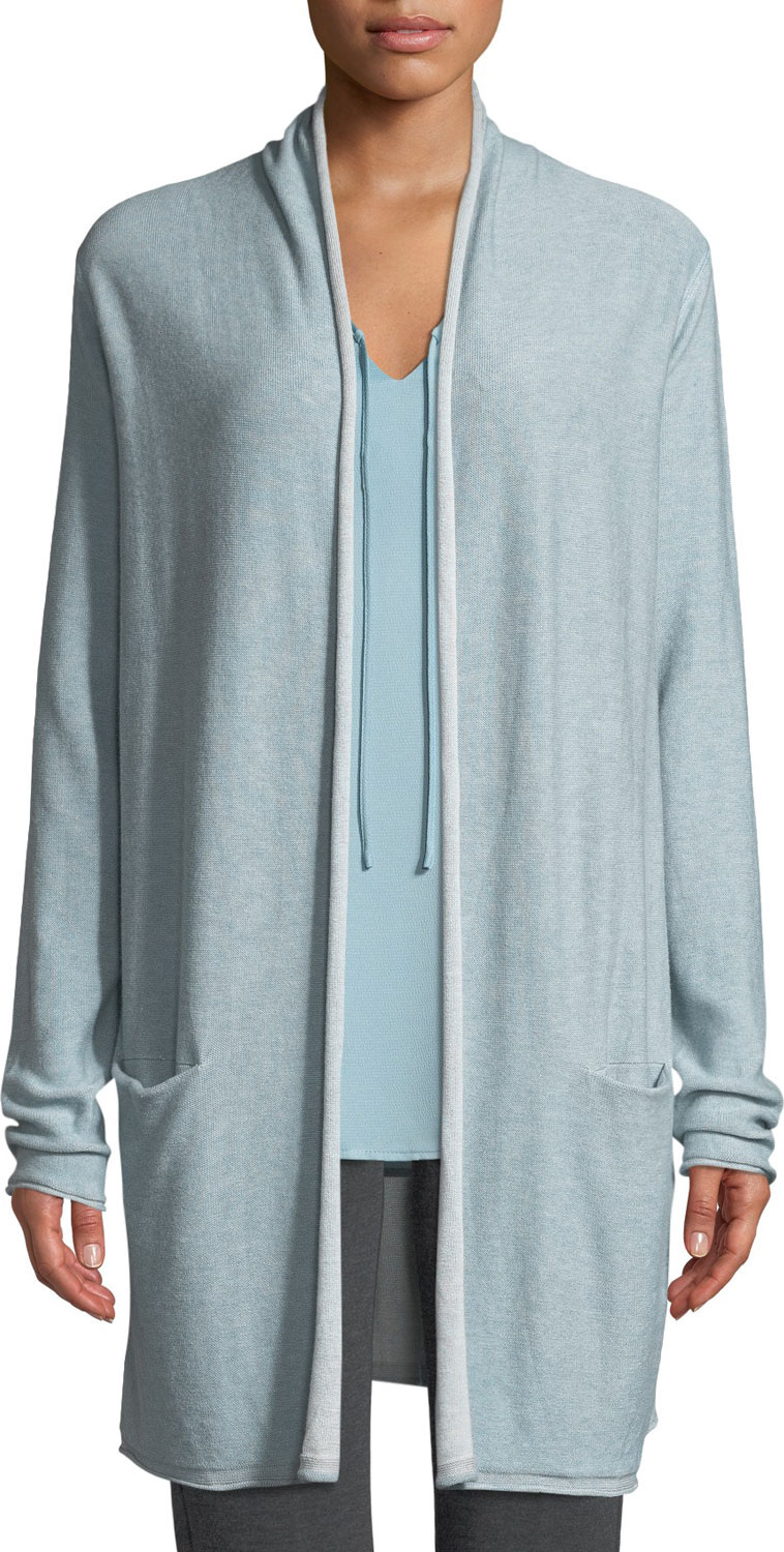 NIC+ZOE Open-Font Two-Pocket Easy-Fit Reversible Traveler Cardigan