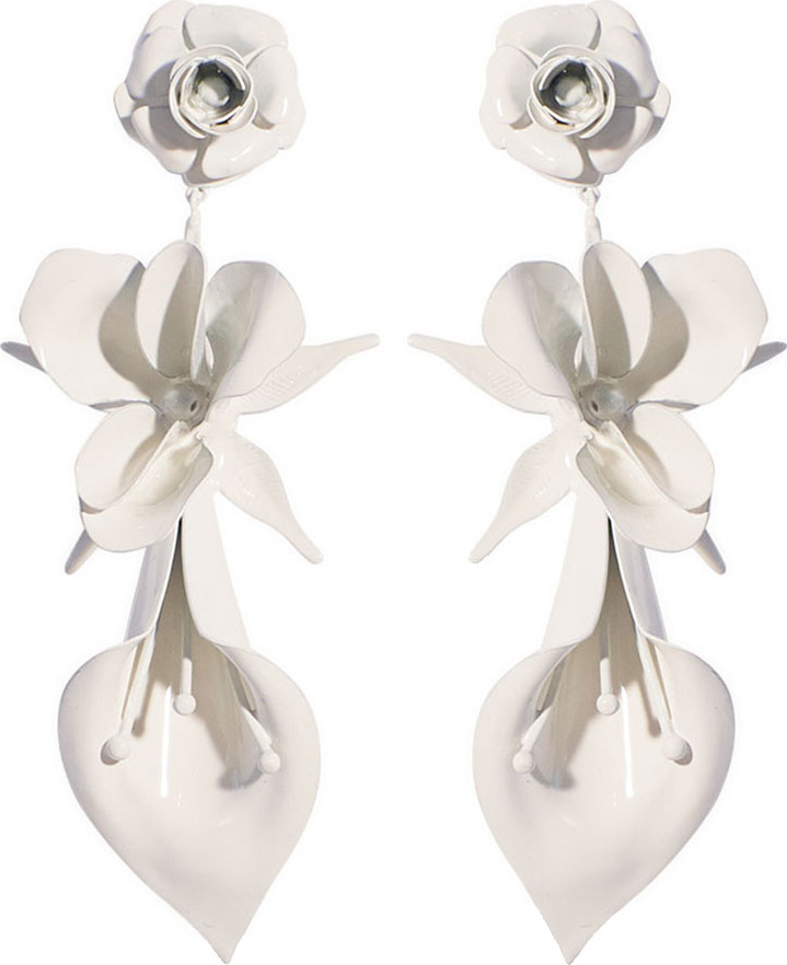 Jennifer Behr Lydia Flower Drop Earrings