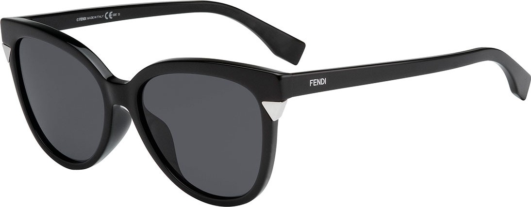 Fendi Round Monochromatic Sunglasses