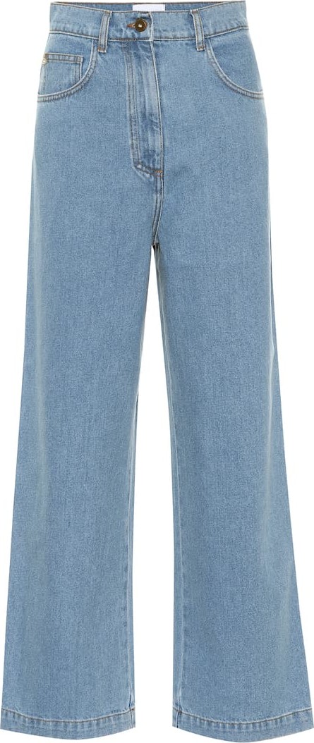Nanushka Marfa high-rise straight jeans