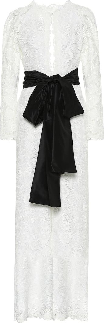 Rosie Assoulin Floral lace jumpsuit