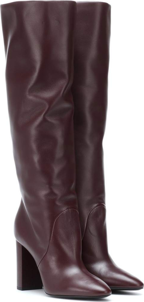 Saint Laurent Lou 95 leather boots