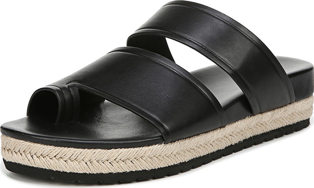 Vince Floyd Leather Flat Sandals