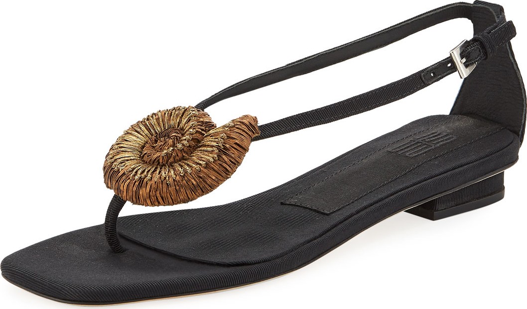 Sanayi 313 Vivara Embellished Thong Flat Sandals