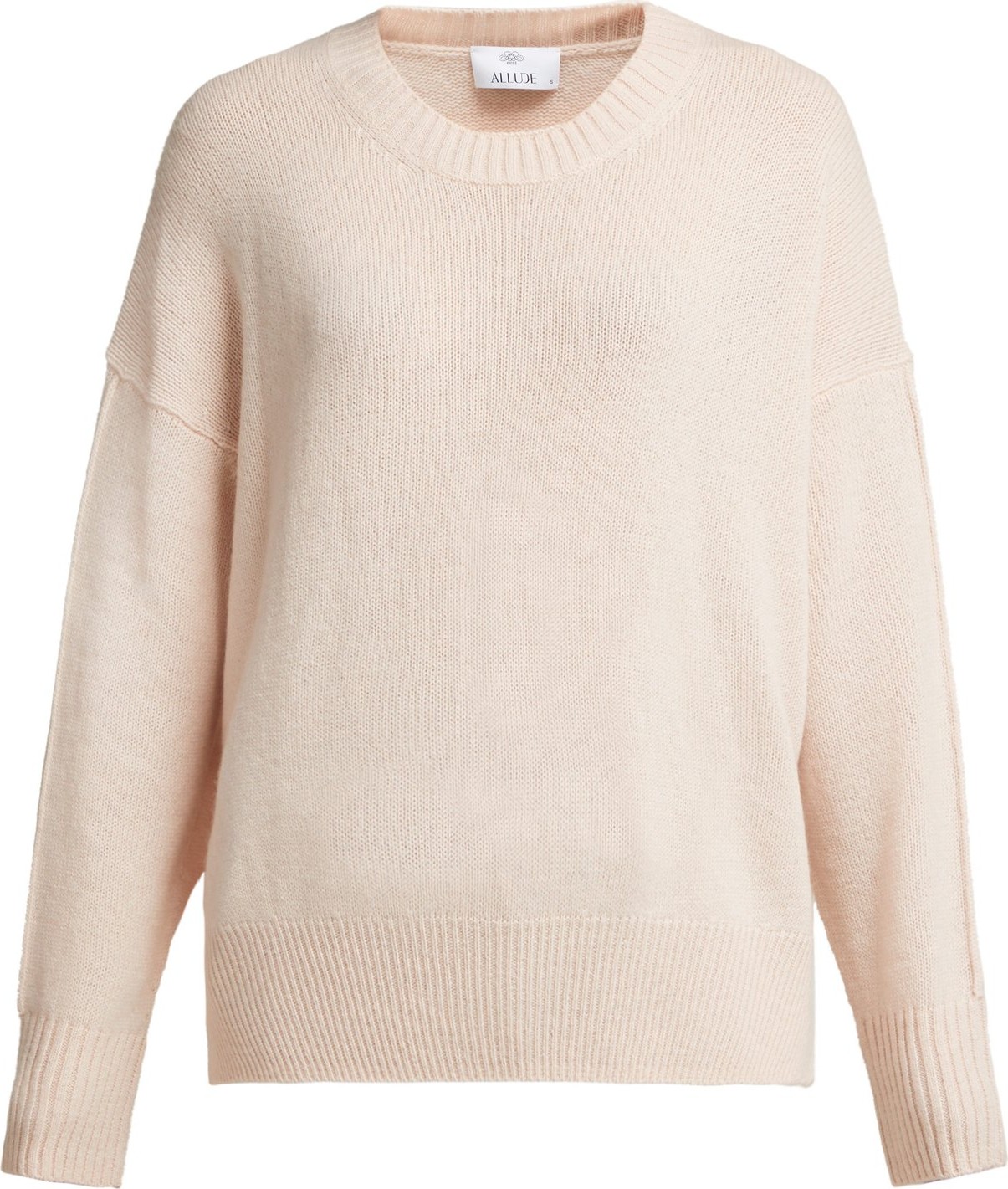 Allude Crew-neck cashmere sweater
