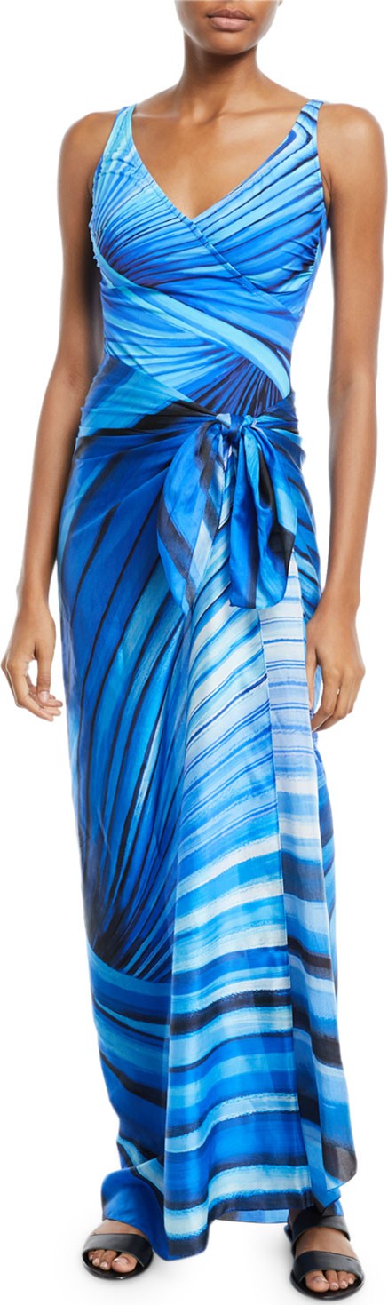 Gottex Northern Lights Printed Coverup Pareo