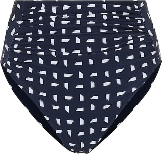 Self Portrait Sail high-rise bikini bottoms